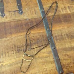 Anthro double layered necklace